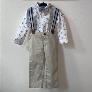 Gymboree | Outfit | Boys | Suspenders & Bow Tie